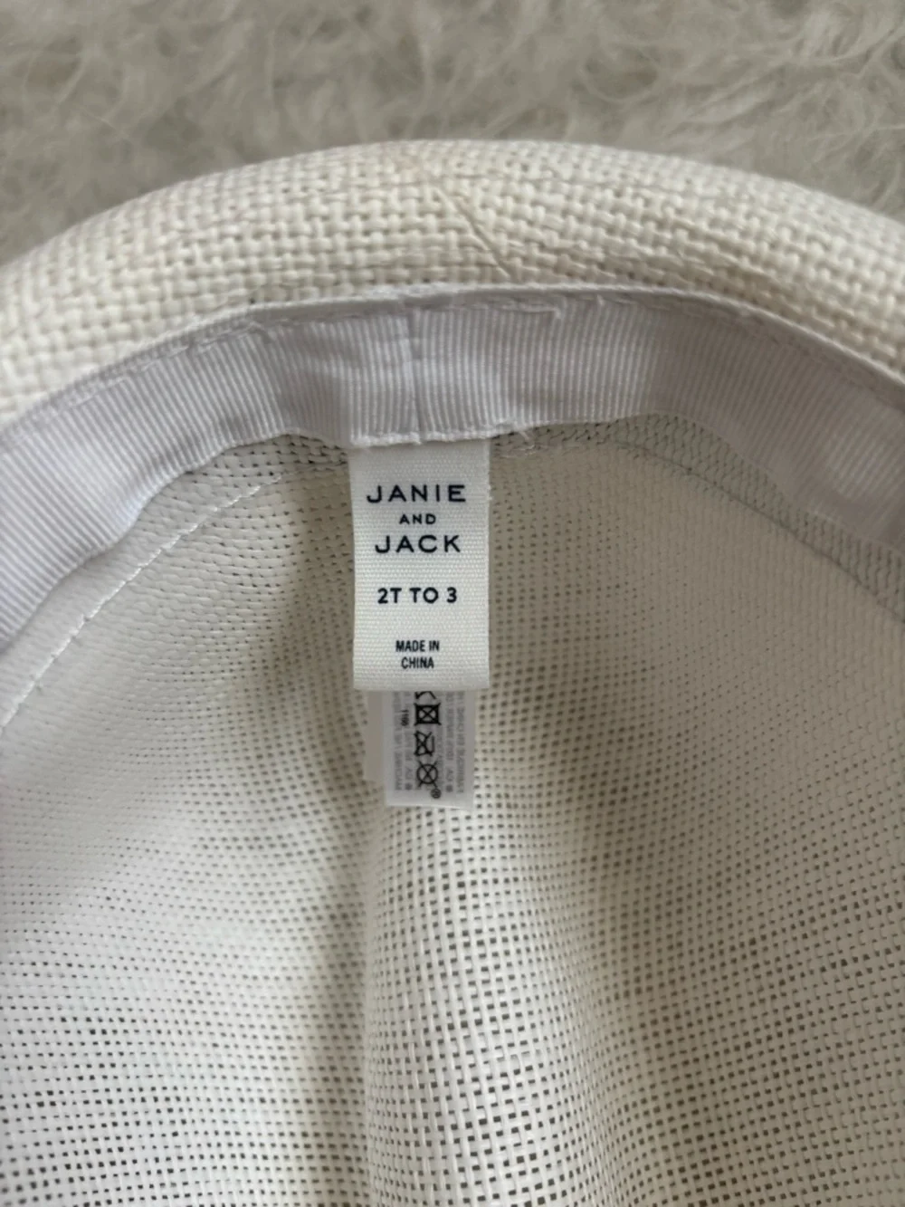 Janie and Jack Toddler Boy Nautical, Coastal, Preppy Cream Fedora